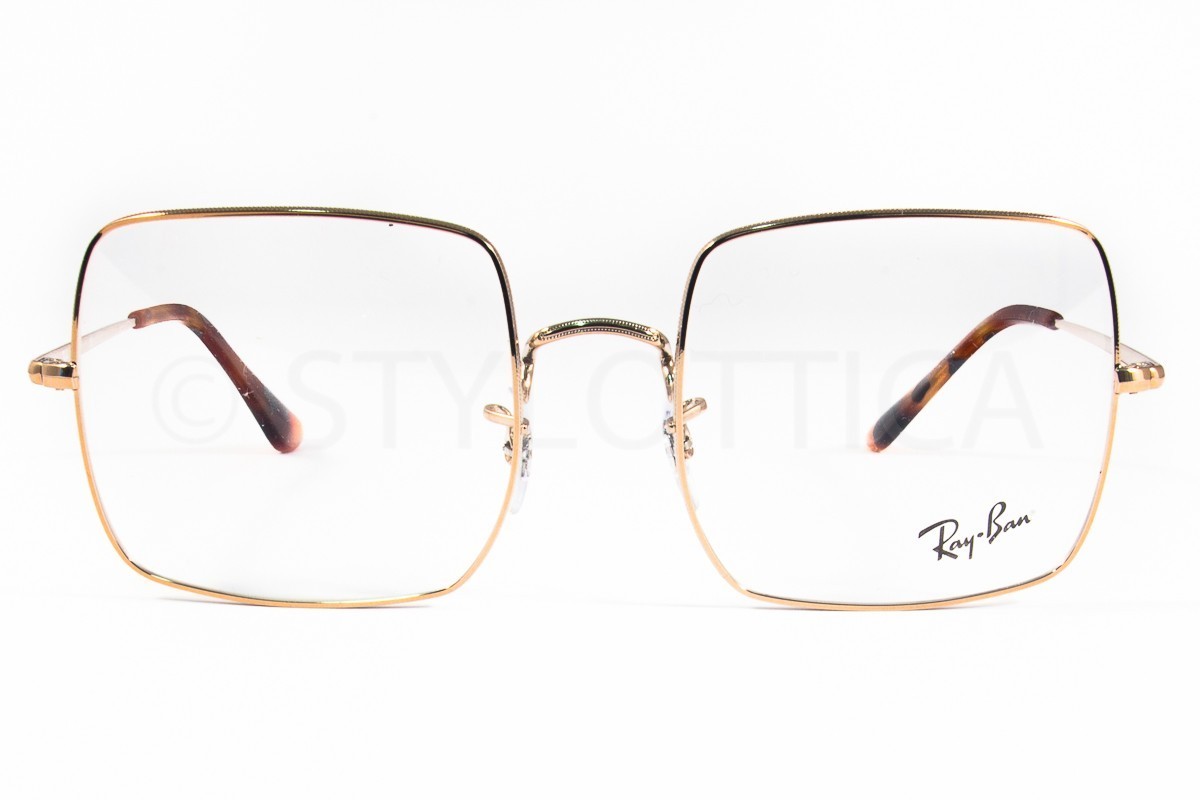 Eyeglasses RAY-BAN rb 1971 v square 2943 geometric gold.