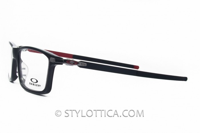 Nybegynder Tredive Misforståelse OAKLEY Eyeglasses Pitchman OX8050-1555 Black red rectangular 2020 Collection