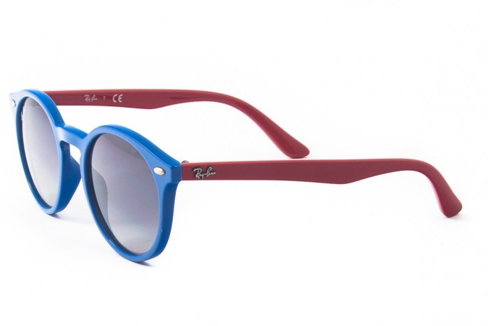 Pest Hoeveelheid geld Tijd Junior Sunglasses RAY BAN RJ 9064S 7020/4L Blue Red for Kids