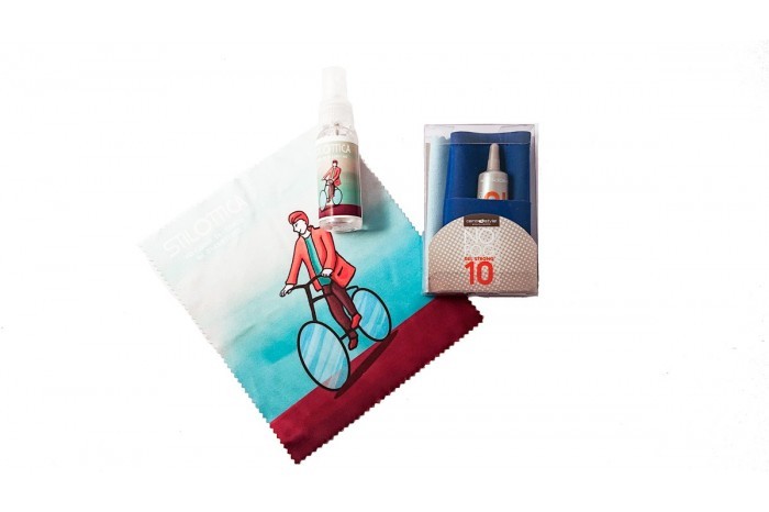 Gel anti-buée NO FOG avec kit hygiène pour lunettes de vélo fantaisie