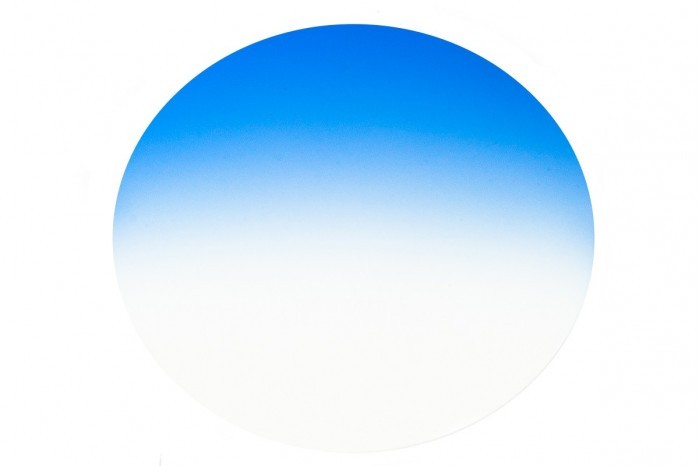 Paar Cr39 CENTROSTYLE Sonnenlinsen Farbverlauf blau