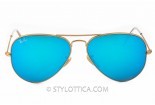 Sonnenbrille RAY BAN rb 3025 Flieger großes Metall 112/17