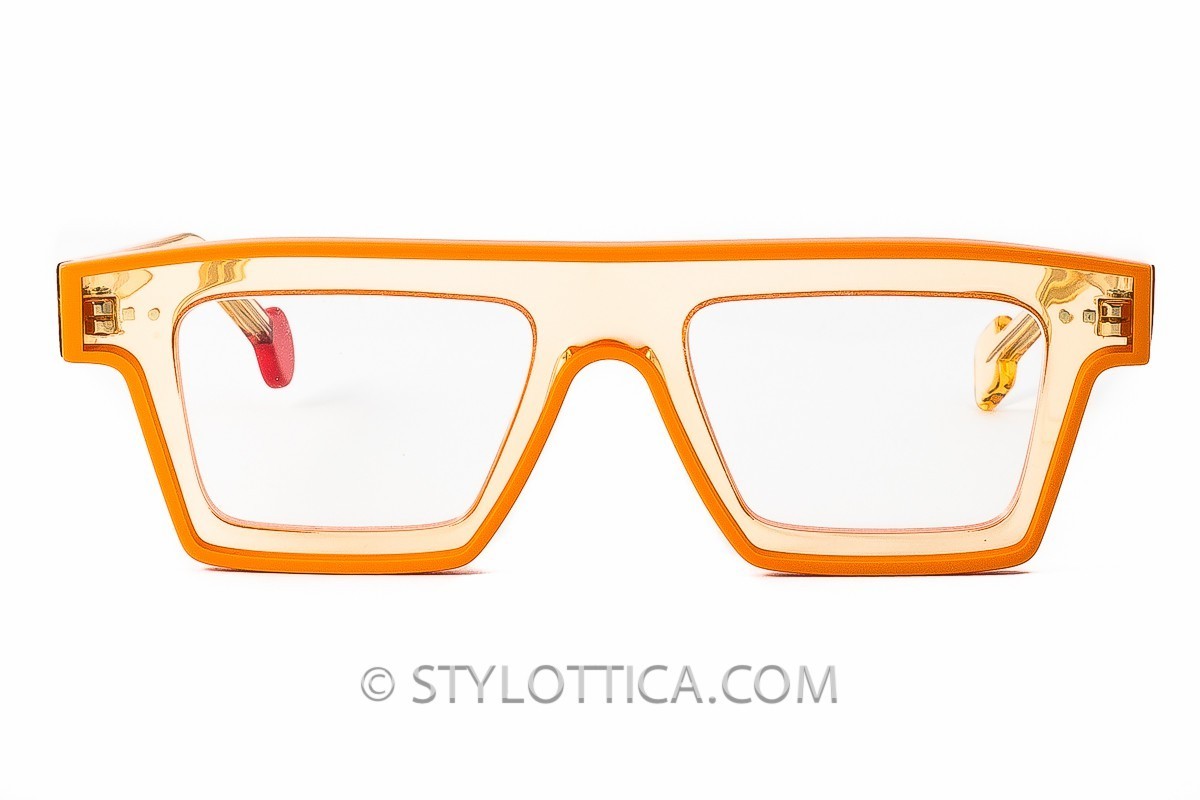 Eyeglasses SABINE BE be bold line col 223 Arancio Clear