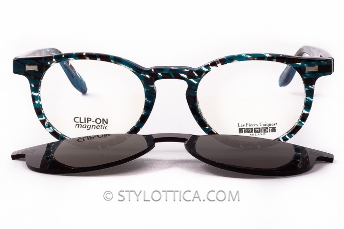 LES PIÈCES UNIQUES Orfeo + Clip on col 72 eyeglasses