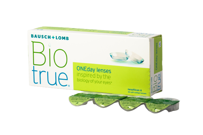 Lentilles de contact quotidiennes Bio true 30 pack BAUSCH & LOMB
