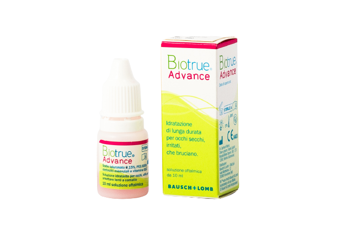 Bio true Advance BAUSCH & LOMB solução hidratante para os olhos