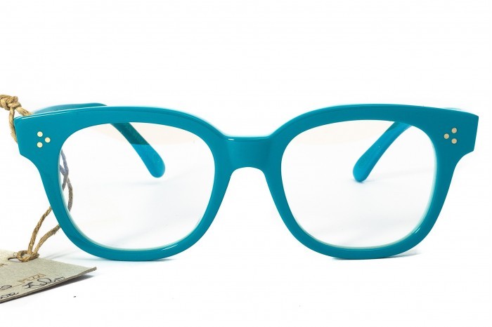 DANDY'S Serious Monkey Bleu ciel sur lunettes turquoise