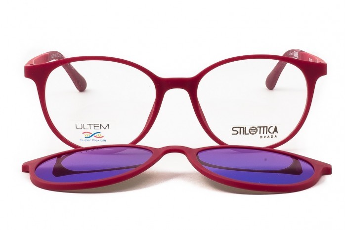 Gafas de vista para niños STILOTTICA c13m Violeta U-289 con clip