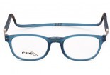 Läsglasögon med magnet CliC Flex Manhattan Blue Jeans