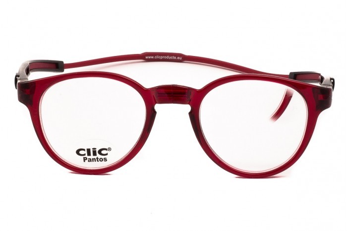 Läsglasögon med magnet CliC Tube Pantos Röd