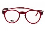 Reading glasses with magnet CliC Tube Pantos Red