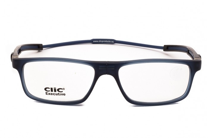 Reading glasses with magnet CliC Tube Executive Dark Blue