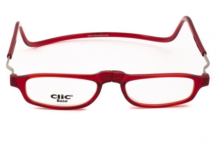 Reading glasses with magnet CliC Classic Red