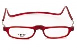 Läsglasögon med magnet CliC Classic Red
