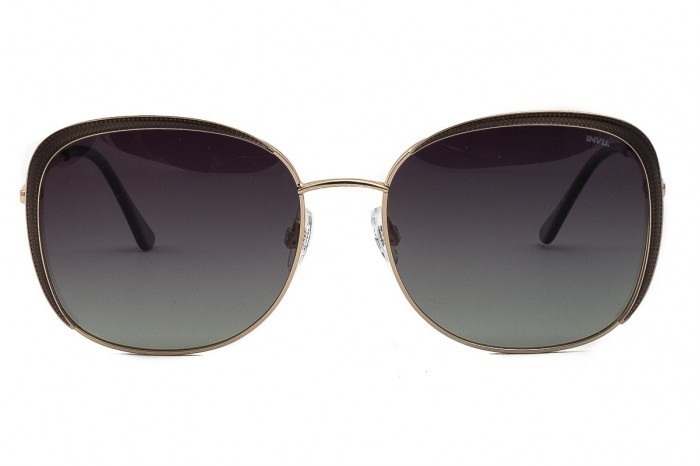 INVU B1018 B Золотые солнцезащитные очки