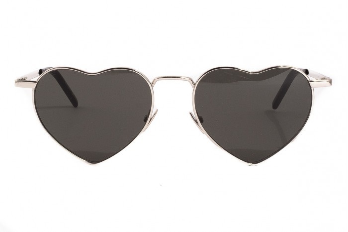 SAINT LAURENT SL301 Loulou 001 Silver Sunglasses