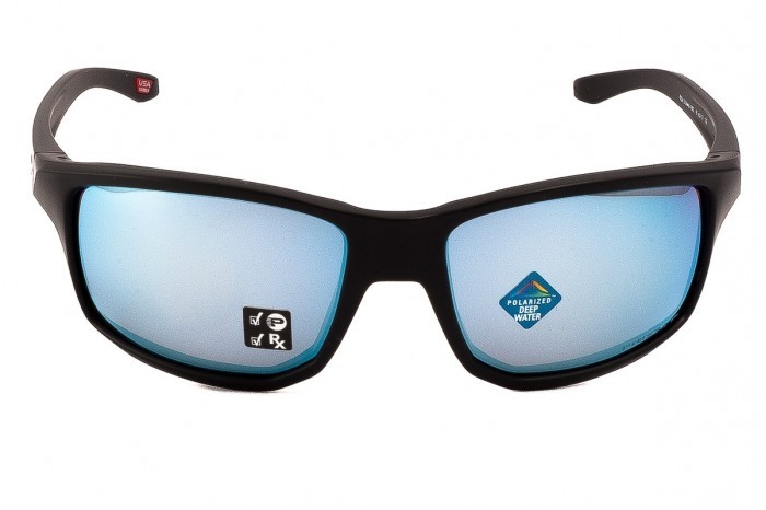 Buy Oakley Men Polarized Blue Lens Rectangle Sunglasses - 0OO4145 at  Amazon.in
