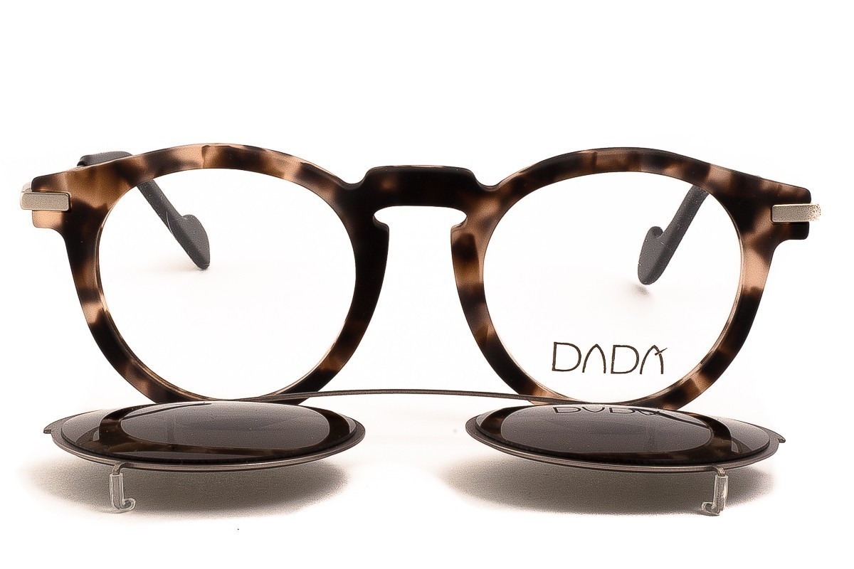 DADÀ Eyeglasses + Clip c03 Light Havana