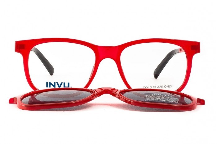 Cermin mata hitam untuk kanak-kanak INVU M4210 B terpolarisasi junior