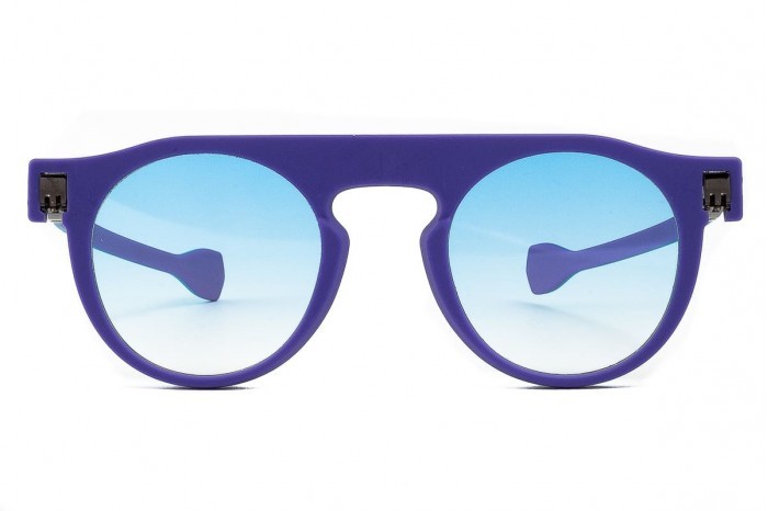 Cermin mata hitam FACEOFF Reverso Blue Purple yang boleh diterbalikkan