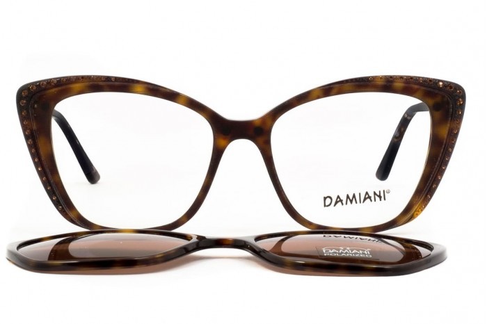 DAMIANI masst7 027 eyeglasses with polarized Clip On