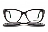DAMIANI masst4 34 Brille mit polarisiertem Clip On