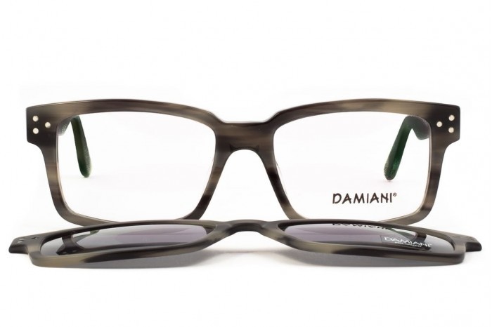 DAMIANI mas162 853 Brille mit polarisiertem Clip On