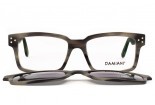 DAMIANI mas162 853 eyeglasses with polarized Clip On