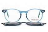 DAMIANI mas148 483 Brille mit polarisiertem Clip On