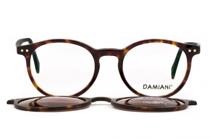 DAMIANI mas148 027 eyeglasses with polarized Clip On
