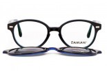 DAMIANI子供用メガネ mas139 825 偏光クリップオン付き