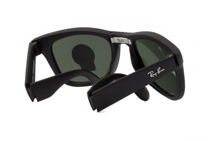 RAY BANポケットサングラスrb4105 Folding Wayfarer601-Sマットブラック