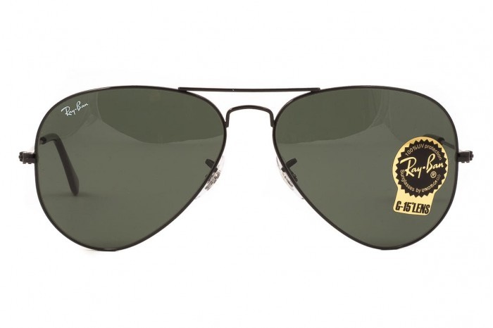 Солнцезащитные очки RAY BAN rb 3025 aviator большие металлические l2823
