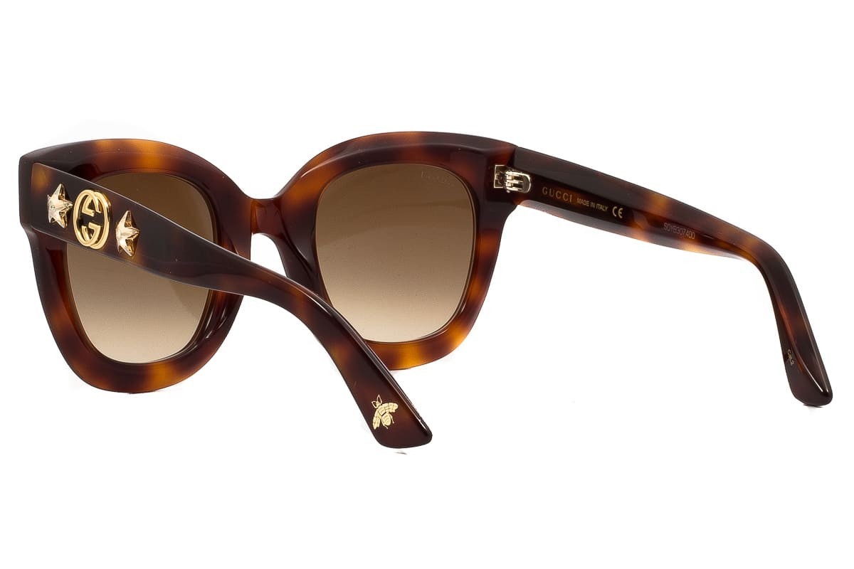 GUCCI Sunglasses GG0208S 003 Havana