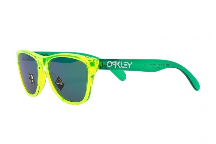 OAKLEY Children's sunglasses Frogskins XXS OJ9009-0548 Fluo yellow Prizm  green