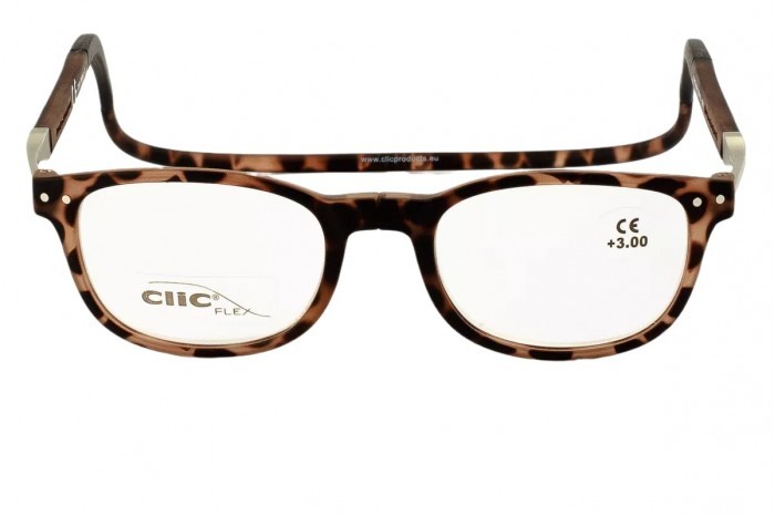 Læsebriller CliC Flex Wallstreet Havana
