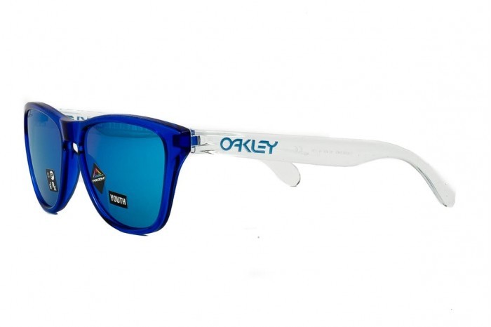 Mayo Sociedad Cariñoso Gafas de sol para niños OAKLEY Frogskins XS OJ9006-3453 Prizm Azul
