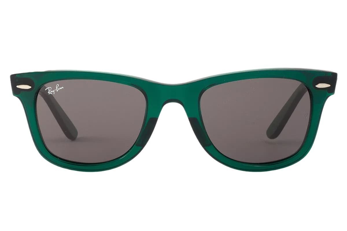 RAY BAN Sunglasses rb 2140 Wayfarer 6615 / b1 Transparent green