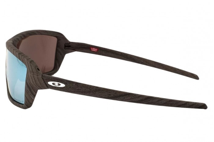 OAKLEY Sunglasses Cables OO9129-0663 Woodgrain Prizm Polarized