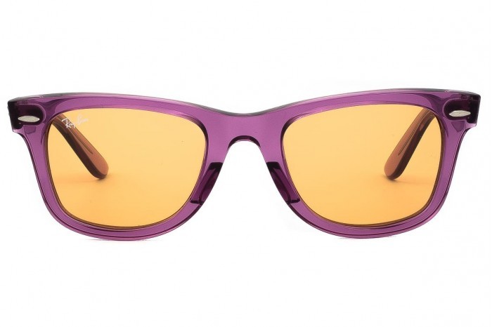 RAY BAN Sunglasses rb 2140 Wayfarer 6613/13 Transparent violet