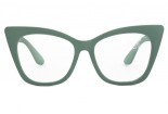 Preassembled reading glasses DOUBLEICE Panthera Sage green