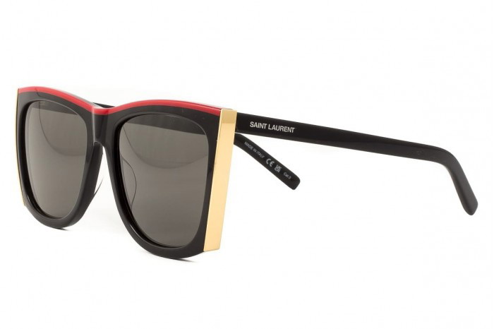 Paloma Square Sunglasses in Black - Saint Laurent