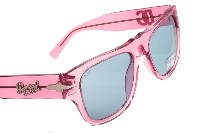 Persol PO3294S 54 Blue Vintage & Transparent Pink Sunglasses