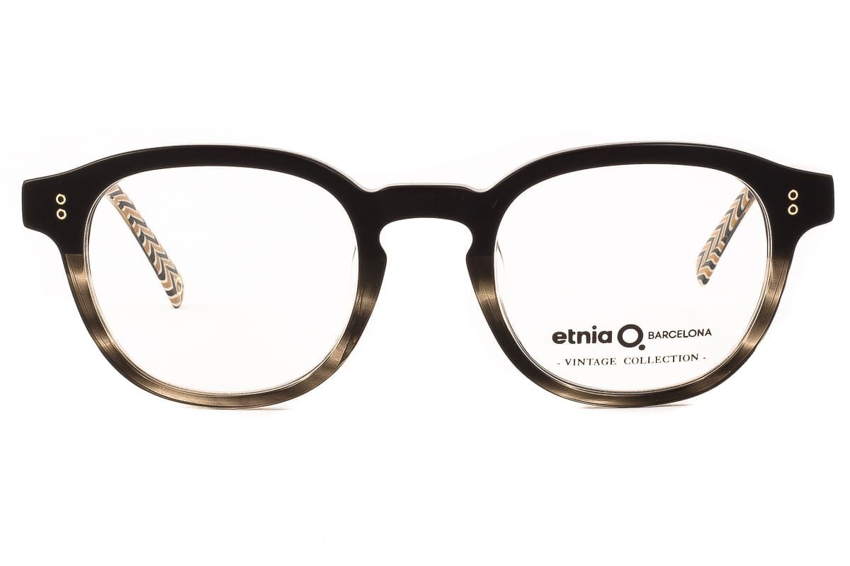 Afleiding Rimpels in het midden van niets ETNIA BARCELONA Eyeglasses Cap Roig bk Black Gray Vintage Collection