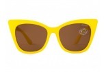 DOUBLEICE Pantera gule solbriller