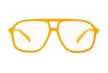 Pre-assembled reading glasses DOUBLEICE Seventies Yellow