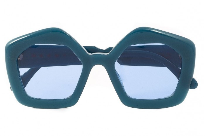 MARNI Laughing Waters Blaue Sonnenbrille