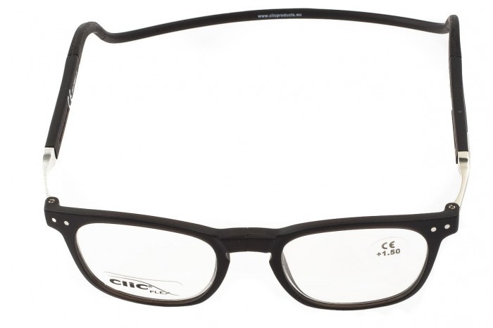 Læsebriller CliC Flex Manhattan Sort