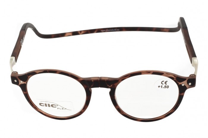 Óculos de leitura CliC Flex Brooklyn Havana