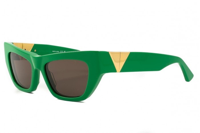 Bottega Veneta Turn Square Sunglasses - Green - Unisex 